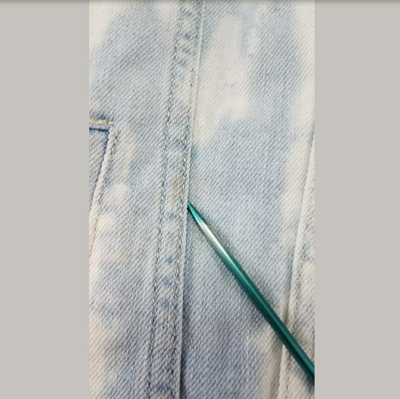 Elwood Denim Jeans Vest Jacket Size Large - Picture 7 of 8